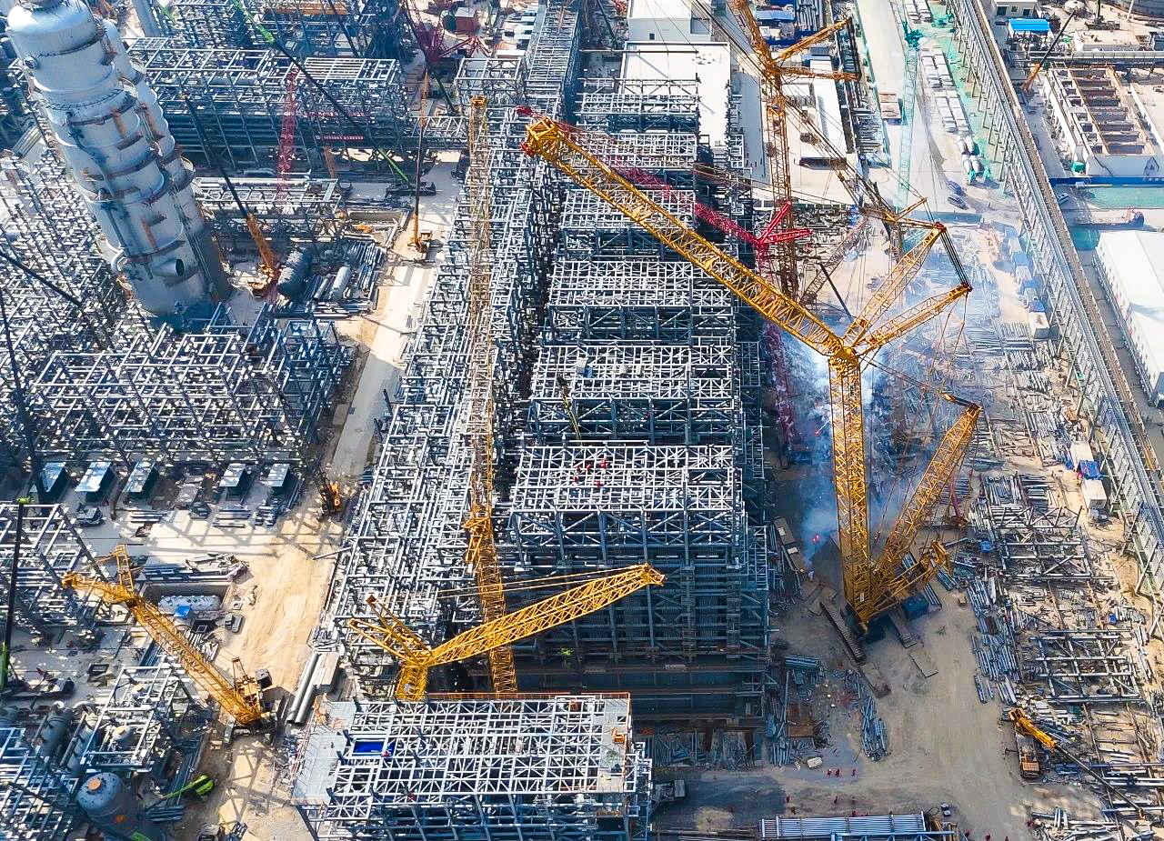 总重9000吨！XGC12000助力大型石化乙烯项目对流段？榈踝