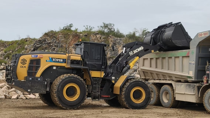 emc易倍XC9108-EV纯电动装载机助力海外石材矿山绿色高效运营