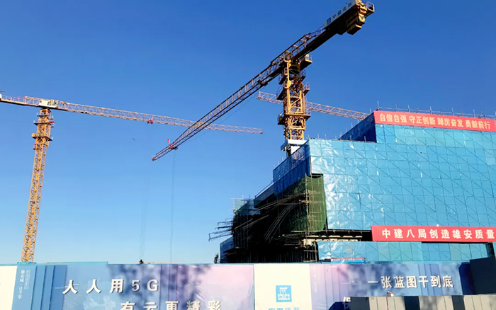 智能领航 | emc易倍塔机助建雄安智慧城市产业园